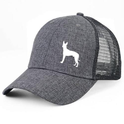 Gråmelerad Keps med Perro sin Pelo del Peru