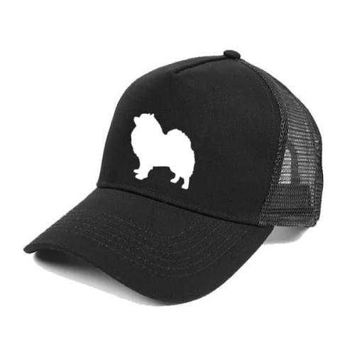 Keps i juniorstorlek med Pomeranian