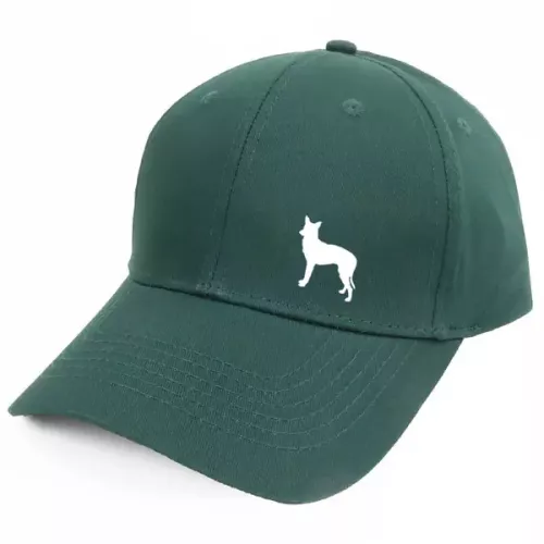 Keps med en Podengo Portugues