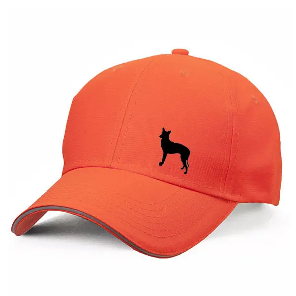 Orange Keps med Podengo Portugues