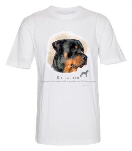 T-shirt med Rottweiler