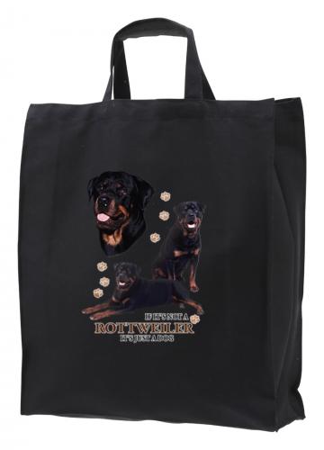 Tygkasse med Rottweiler