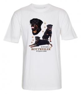 T-shirt med Rottweiler