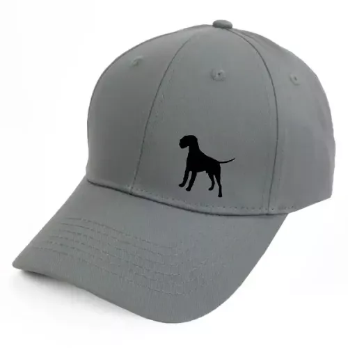 Keps med en Riesenschnauzer