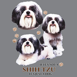 T-shirt med Shih Tzu