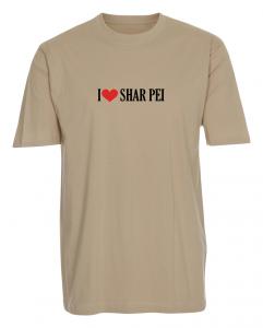 T-shirt "I Love" Shar Pei