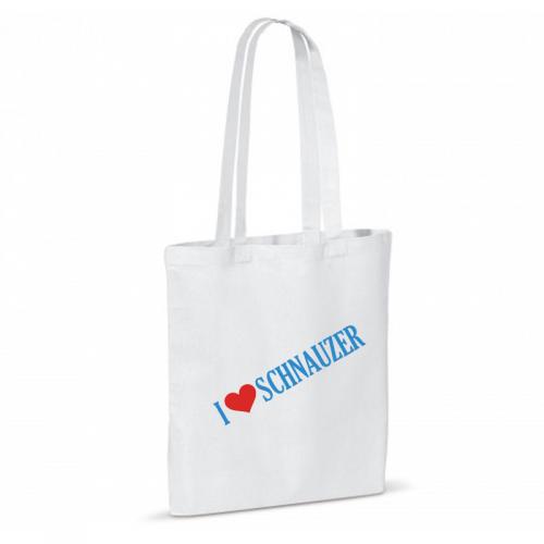 Strandkasse "I Love" Schnauzer