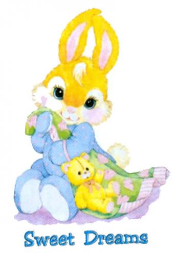 T-shirt i barnstorlek med kanin