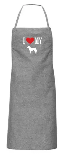 Förkläde med Siberian Husky