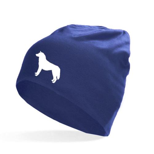 Barnmössa med Siberian Husky