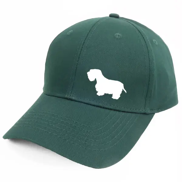 Keps med en Sealyhamterrier