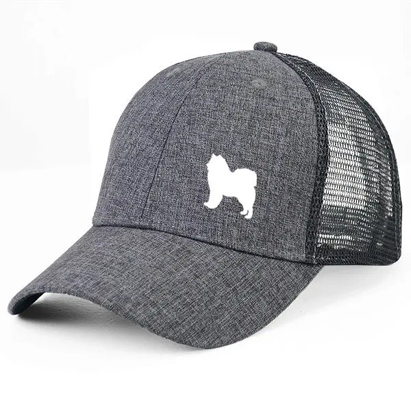 Gråmelerad Keps med Samojed