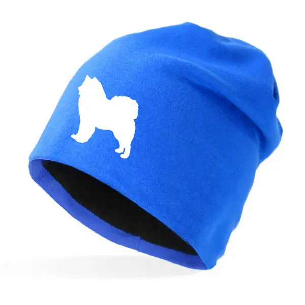 Fleecefodrad Mössa med Samojed