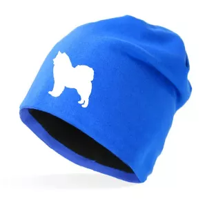 Fleecefodrad Mössa med Samojed