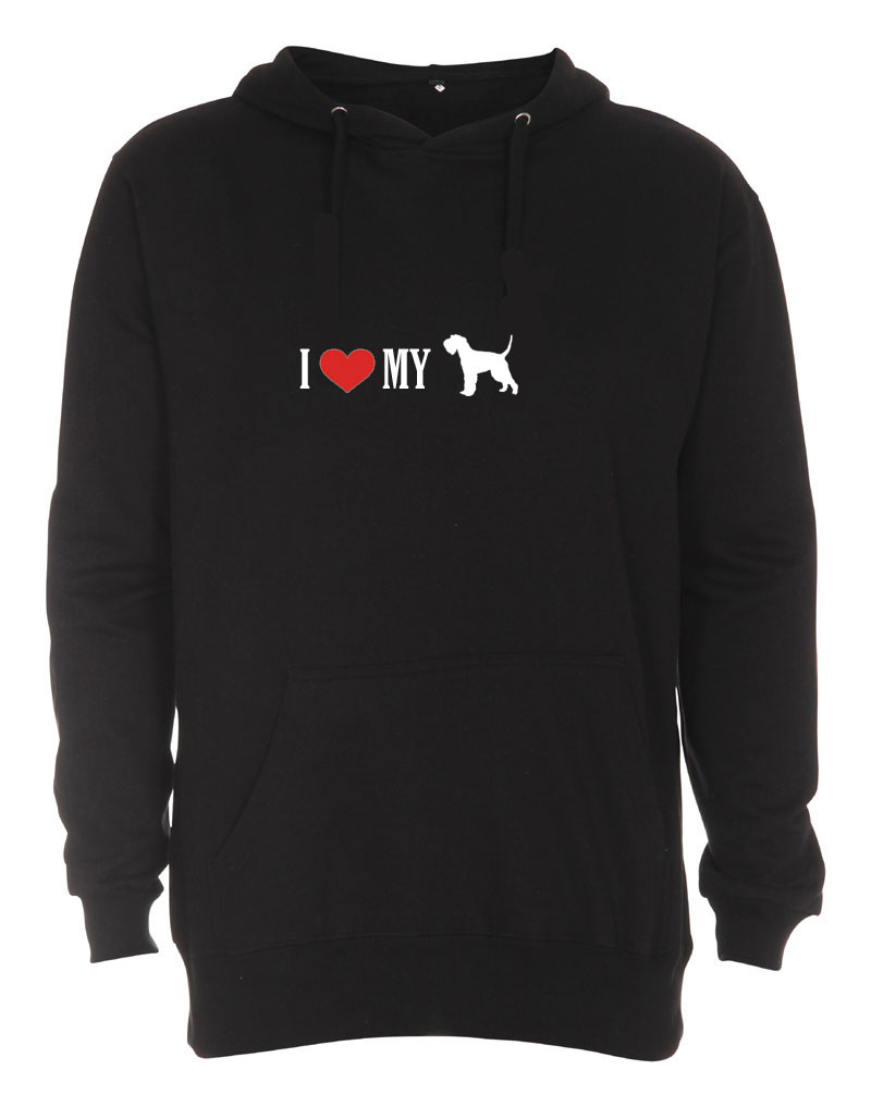 Hoodie med Schnauzer