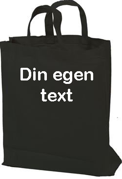 Tygkasse med egen text stil 2