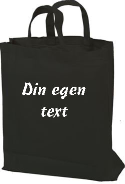 Tygkasse med egen text stil 3