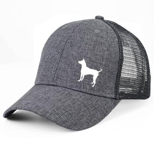 Gråmelerad Keps med Thai Ridgeback Dog