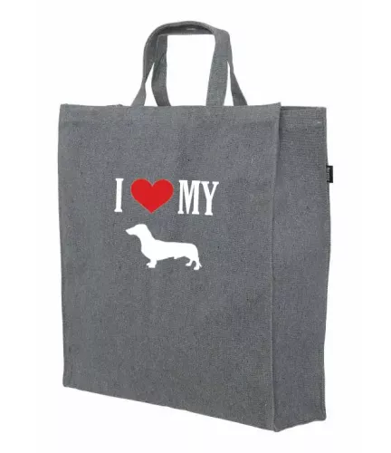 Shoppingkasse med Korthårig Tax