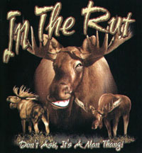 Collegetröja med Älg