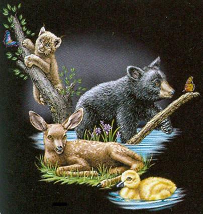 T-shirt i barnstorlek med djurmotiv