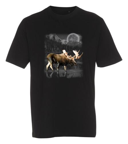 T-shirt med Älgmotiv