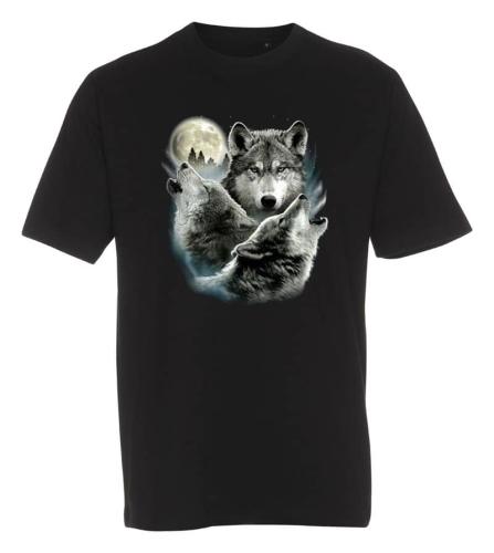 T-shirt med Vargmotiv