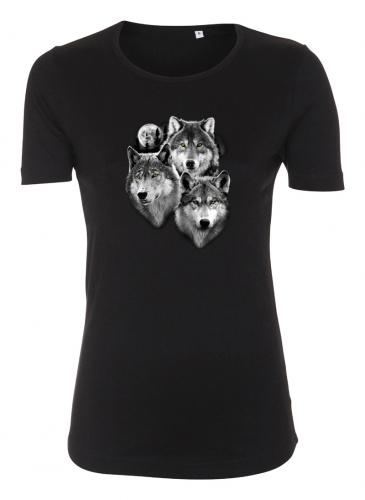 Figursydd t-shirt med Vargmotiv