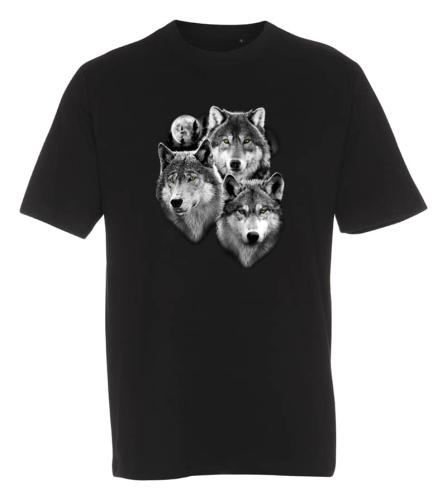 T-shirt med Vargmotiv
