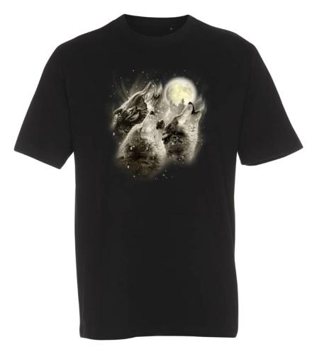 T-shirt med Vargmotiv