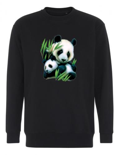Collegetröja med Pandamotiv