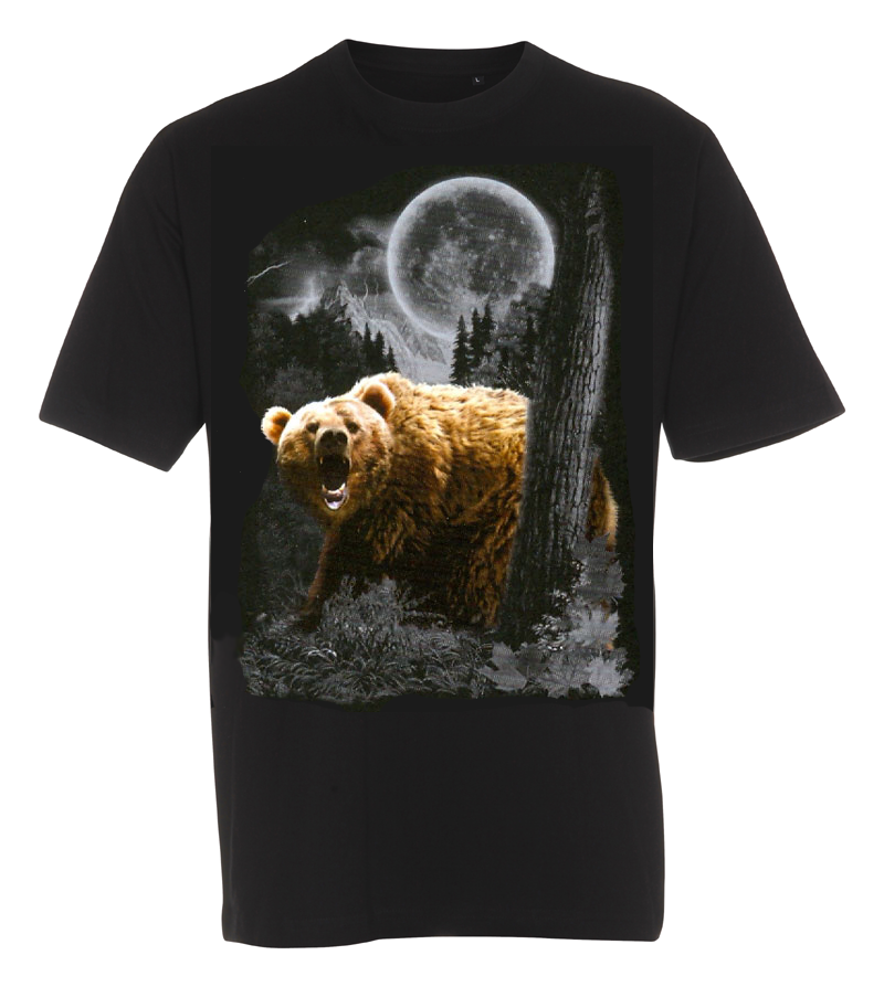 T-shirt med Björnmotiv