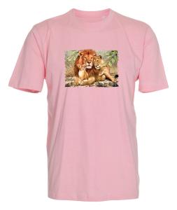 T-shirt med Lejonfamilj