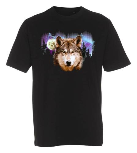 T-shirt med Vargmotiv
