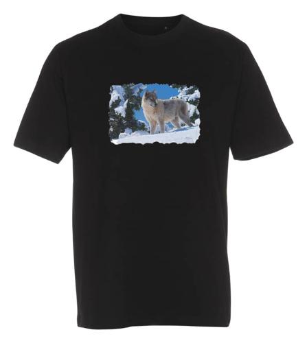 T-shirt med Vargmotiv