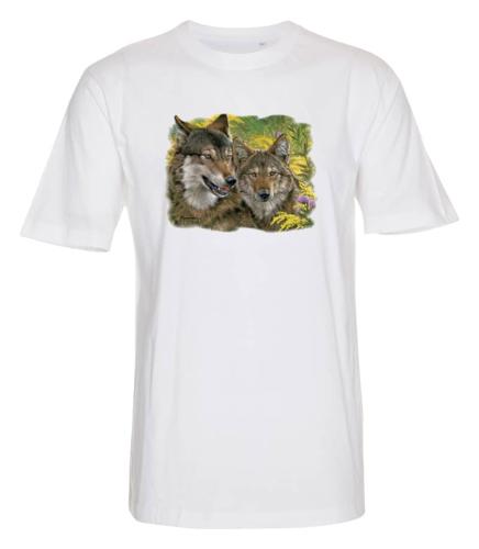 T-shirt med Vargmotiv