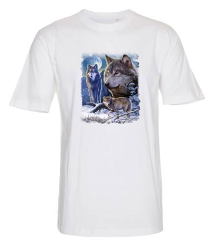 T-shirt med Vargmotiv