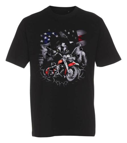 T-shirt med Vargmotiv