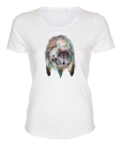 Figursydd t-shirt med Vargmotiv