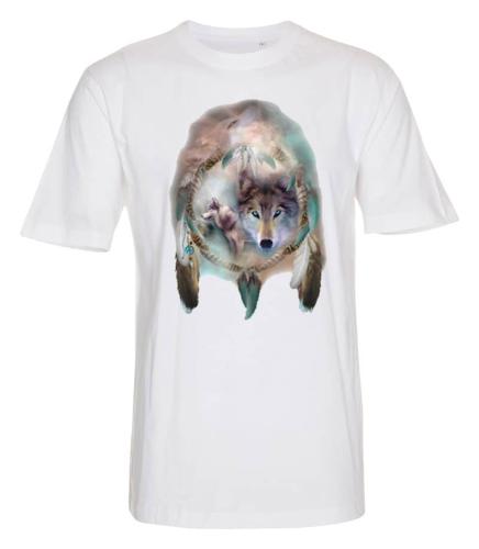 T-shirt med Varg och Indianmotiv