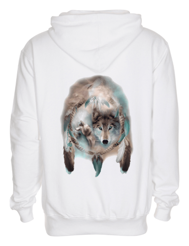 Huvjacka med Vargmotiv