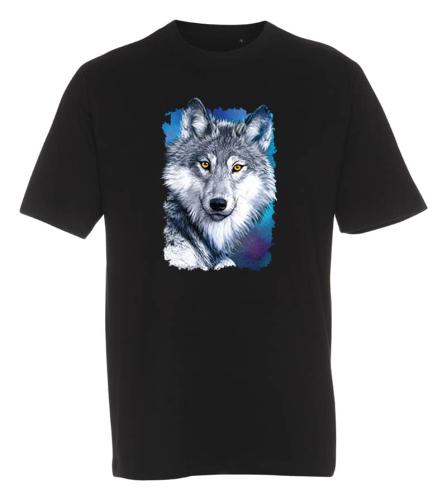 T-shirt med Vargmotiv