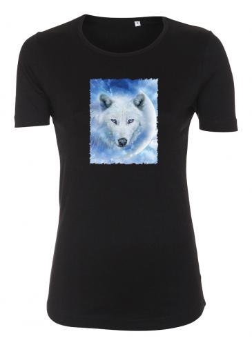 Figursydd t-shirt med Vargmotiv