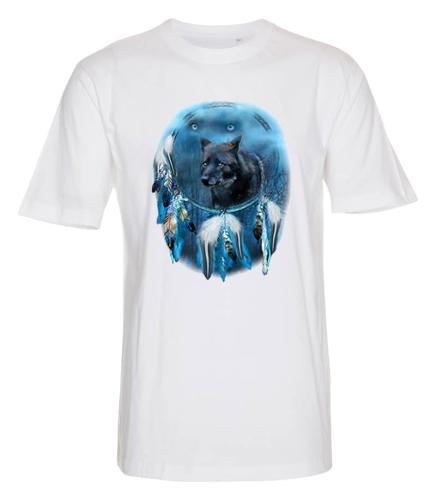 T-shirt med Vargmotiv