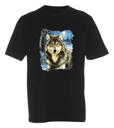 T-shirt med Vargmotiv