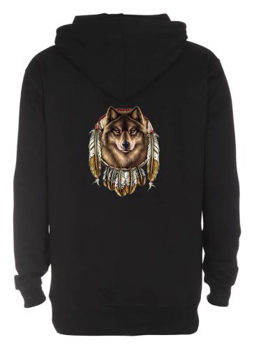 Huvjacka med Vargmotiv