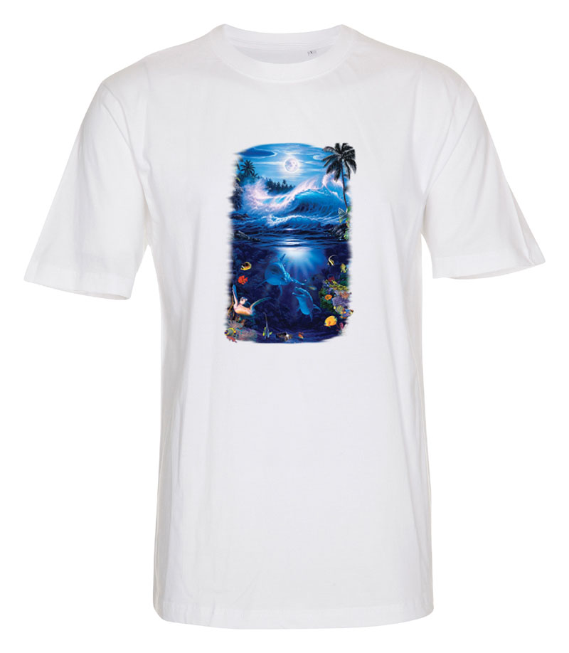 T-shirt med ett Delfinmotiv