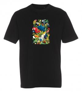 T-shirt med Papegojor