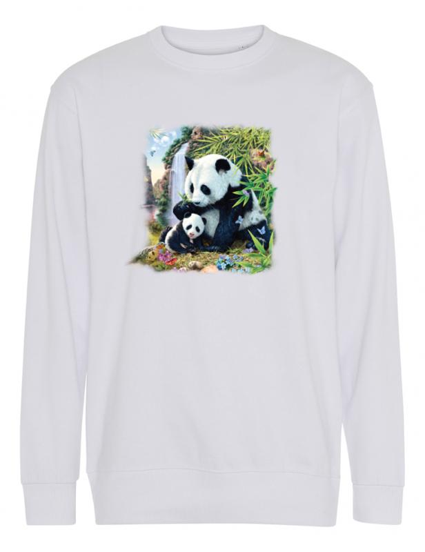 Collegetröja med Panda