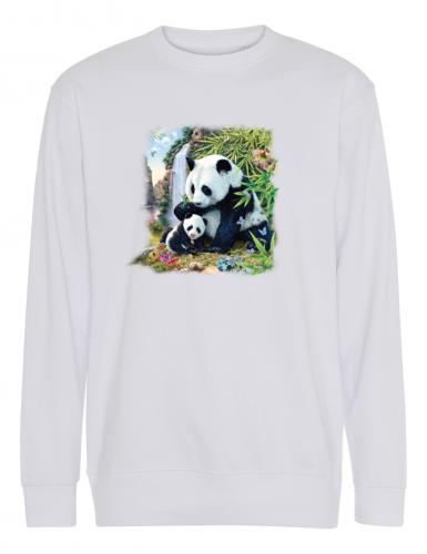 Collegetröja med Panda